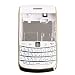 Gold Frame+White Full Housing for Blackberry Bold 9700