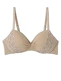 Angeliebe エンジェリーベ 軽量 ソフト モールド ブラ ジャー L ベージュ