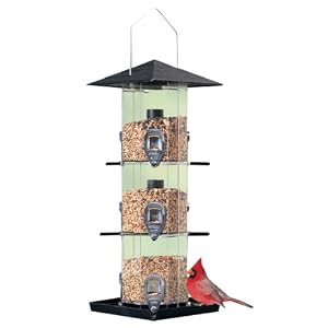 Birdscapes� 111MA Deluxe Grandview Bird Feeder, 8 lb capacity by 
