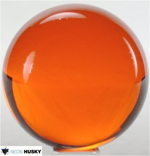 Colored Acrylic Ball - 65mm Amber