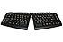 Goldtouch GTN-0099 V2 USB Comfort Keyboard and PST Connector, Black