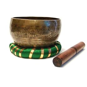 Hand Hammered Tibetan Singing Bowl - 6