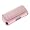 Universal Horizontal Long Slim Leather Case with Belt Clip - Pink for Suncom HP 510 Voice Messenger