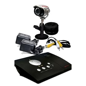 First Alert SD Card Recording Unit with Color Wired Camera and 100-Foot Cable #575 by First Alert