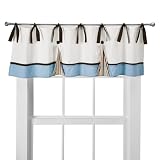 My Baby Sam Barefoot Dreamin Valance, Blue Brown by My BaSam