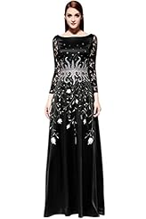 A-line Lace Polyester/Spandex Evening Dress 