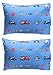 EVERYDAY KIDS Toddler Fitted Sheet and Pillowcase Set - Soft Microfiber, Breathable and Hypoallergenic Toddler Sheet Set (Rescue 2 Pack Toddler Pillowcase)
