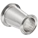 Parker Sanitary Tube Fitting, Stainless Steel 304, Concentric Reducer, 2" Tube OD x 1"Tube OD