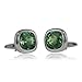 Mens Erinite Green Crystal Cufflinks with Travel Presentation Gift Box