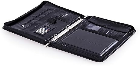 Deluxe 3-Ring Binder Folio with Bluetooth Keyboard for iPad Air, Letter A4 Paper