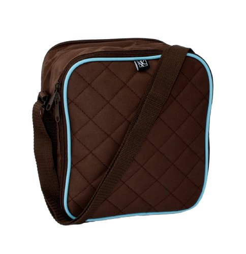 J.L. Childress Bottles N Bottom Tote, Cocoa/Blue