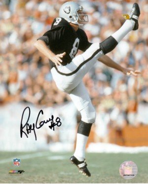 Ray Guy signed Oakland Raiders 8x10 Photo