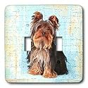 Dogs Yorkshire Terrier - Yorkshire Terrier - Light Switch Covers - double toggle switch