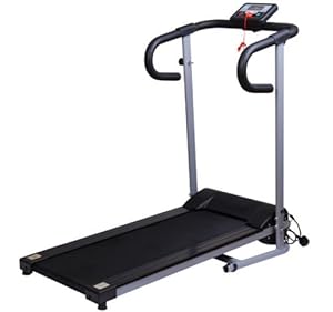 Homcom Motorised Electric Treadmill Running Machine Fitness Folding Exercise Machine