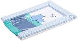 from By Carla By Carla Happy Hippo Changing Mat (Large) (Model CHMAT54-AZ-W)