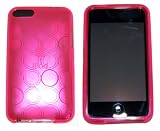 KingCase Apple iPod Touch - 2nd & 3rd Generation * Soft Case * Circles (Hot Pink) 8GB, 16GB, 32GB, 64GB