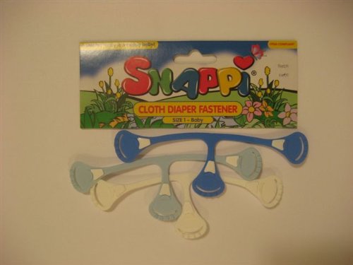 snappi cloth diaper fasteners pack of 3 light blue bright blue white more detail click!