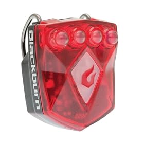  Blackburn Flea 2.0 Rear Tail Light with USB and Solar Chargers, Red