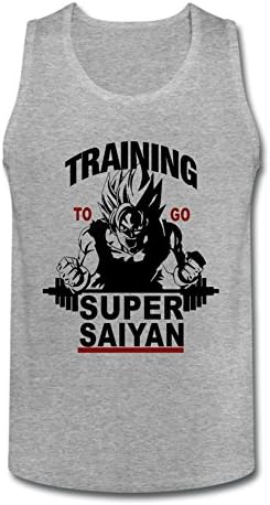 BABALAA Men's Training to go Super Saiyan Fashion Tank Top