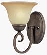 1BLB BRONZE WALL FIXTURE (Westinghouse Lighting 66592)