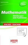 Produkt-Bild: Mathematik. Sekundarstufe I . Gleichungen und Funktionen: Kompaktwissen Klasse 5-10