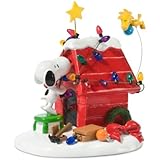 Peanuts Village from Department 56 Getting Ready for Christmas
