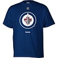 Reebok Winnipeg Jets Primary Logo T-Shirt by Reebok 
