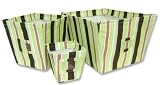 Giggles Stripe Fabric Storage Bins