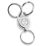 Texas A&M Sterling Silver Valet Key Ring
