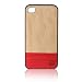 Man&Wood iPhone4S/4 Real wood case Season2 Harmony Miss match バータイプ I937i4S