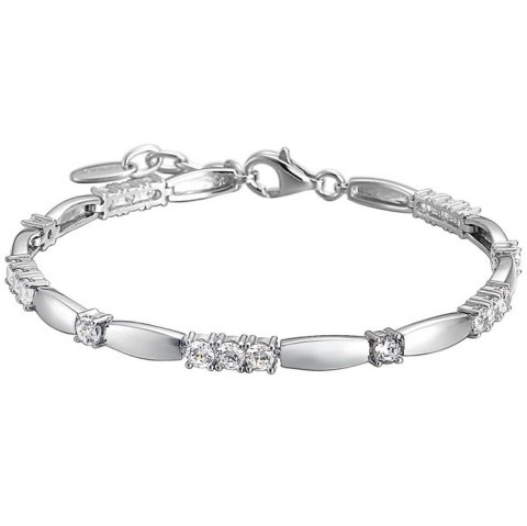 Esprit Damen-Armband sparkling swing 925 Sterlingsilber 19 Zirkonia farblos ca.18+2cm ESBR Preisvergleich