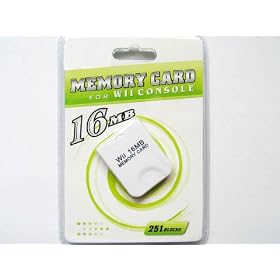 NEW 16MB Memory Card for Wii (Console GameCube)