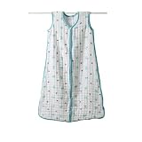aden+anaisCozySlumberMuslinFourLayerSleepingBag,LittleMan,X-Large