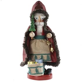 Kurt Adler Steinbach Belsnickel Collection 17-Inch German Wooden Nutcracker Doll, Gift... by Kurt Adler