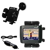 TomTom One Flexible Auto Windshield Holder with Car Charger - Uses Gomadic TipExchange