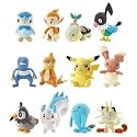 Pokemon Mini Plush Diamond and Pearl Case of 12 Plushies (Piplup, Chimchar, Turtwig, Chatot, Croagunk, Buizel, Pikachu, Buneary, Starly, Pachirisu, Wobbuffet & Meowth)