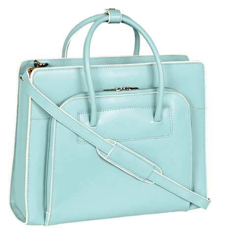 McKleinUSA LAKE FOREST 94338 Blue Leather Women's Case with Removable Sleeve McKleinUSA LAKE FOREST 94338 Blue Leather Women's Case with Removable Sleeve