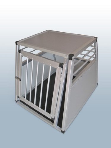 Alu Hunde Box Auto Transportbox Hundebox + Gummimatte