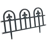 Halloween Spooky 10 Pack Of Cemetery Border Fence by BOS