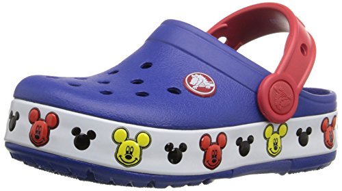 crocs Mickey K Light-Up Clog (Toddler/Little Kid), Cerulean Blue, 10 M US Toddler