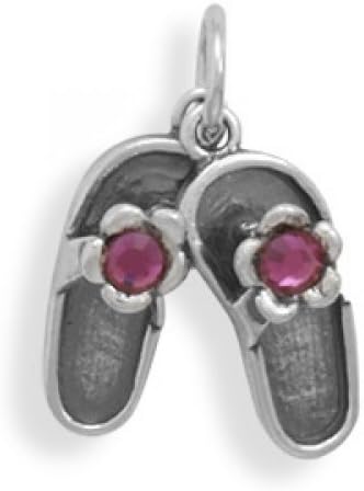 MMA Silver - Pair of Sandals Charm