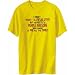 T-Shirt Mens Yellow 