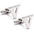 Letter V Initial Cufflinks Letter V Initial Cufflinks