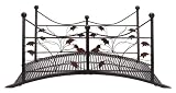 Classy Metal Garden Bridge
