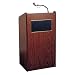 Oklahoma Sound 6010-MY Aristocrat Floor Sound Lectern, 25" Width x 46" Height x 20" Depth, Sound, Mahogany