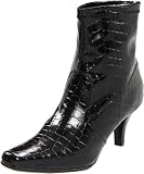 Aerosoles Women's Base Ankle Boot,Black Crocodile,12 M US