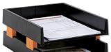 Produkt-Bild: Multiform Briefablagenset EXATRAY Briefablagenset/103411D schwarz/mandarin