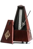 WITTNER 811M Metronome System Maelzel with Bell, Mahogany-Colored, Mat Silk