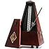 WITTNER 811M Metronome System Maelzel with Bell, Mahogany-Colored, Mat Silk