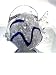 Murano Design Glass Millefiori Fish Sculpture PW-1064